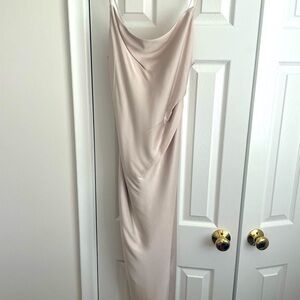 Ever New Champagne Silk Dress